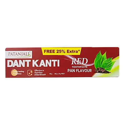 Dant Kanti Red Toothpaste (Pan Flavour) 80g+25% Extra