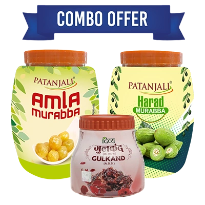 COMBO-AMLA MURABBA (1KG) + HARAD MURABBA (1 KG) + GULKAND (400G)