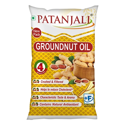 Patanjali Groundnut Oil Pouch