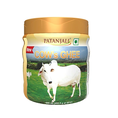 Patanjali Cow's Ghee 500 Ml (Pet Jar)	