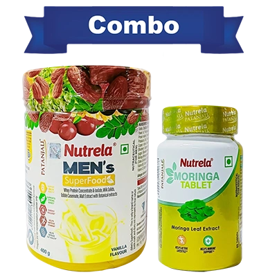 Combo Pat. Nutrela Men'S Superfood + Moringa (400G+60N)