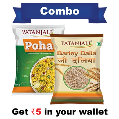 Combo- Barley Dalia 500gm + Poha 500 gm- Rs 5 Off