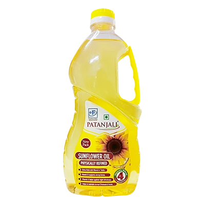 Patanjali Sunflower Oil 2 Ltr Pet Jar	