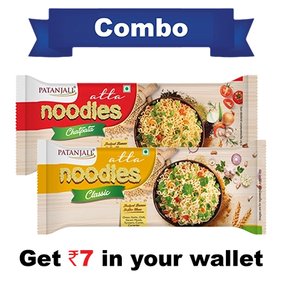 Combo- Atta Noodles Chatpata 240 g+Atta Noodles Classic 240 gm- Rs 7 Off
