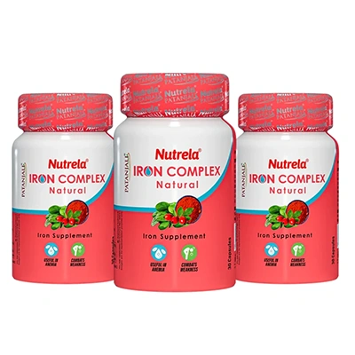 Patanjali Nutrela Iron Complex Natural (pack of 3)