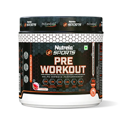 Patanjali Nutrela Sports Pre - Workout-(Watermelon)