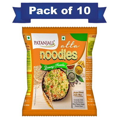 Pack of 10- Atta Noodles Yummy Masala 60gm-  Rs 10 Off
