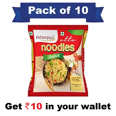 Pack of 10- Atta Noodles Chatpata 60g- Rs 10 Off