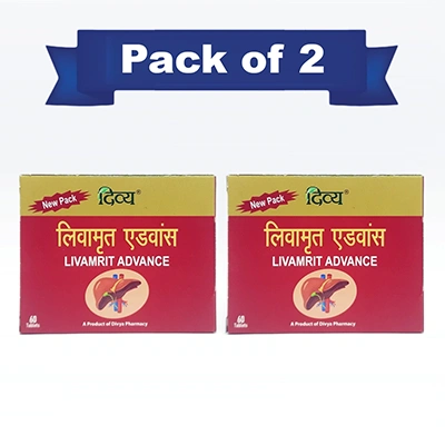 Combo Divya Livamrit Advance 60 N (Pack of 2)