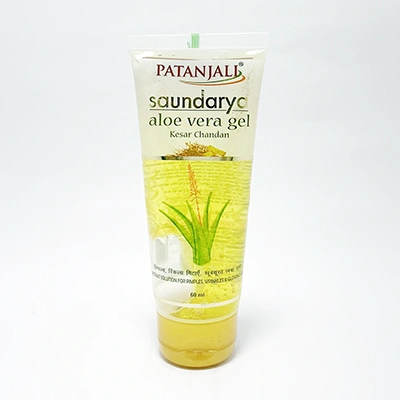 Patanjali Saundarya Aloe Vera Gel Kesar Chandan 