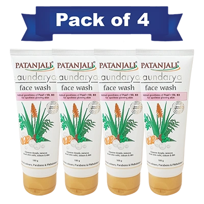 Patanjali Saundarya Face Wash (Pack of 4)