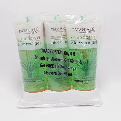 Saundarya Aloevera Gel 60ml (5+1)