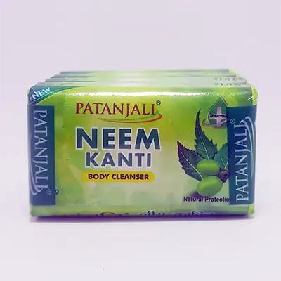 Patanjali Neem Kanti Body Cleanser - Pack of 4