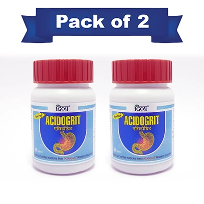 Combo Divya Acidogrit 60 N (600 Mg) (Pack of 2)