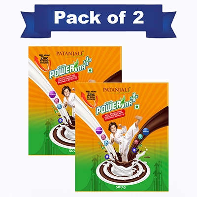 Combo Herbal Powervita Plus - 500 G Refill (Pack of 2)