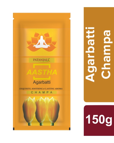 Patanjali AASTHA AGARBATTI CHAMPA- 150 G - Buy Online