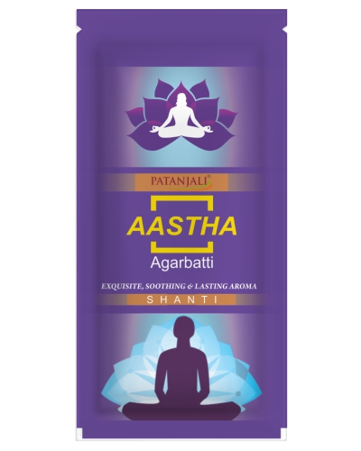 Patanjali AASTHA AGARBATTI (SHANTI) 150 G- Buy Online