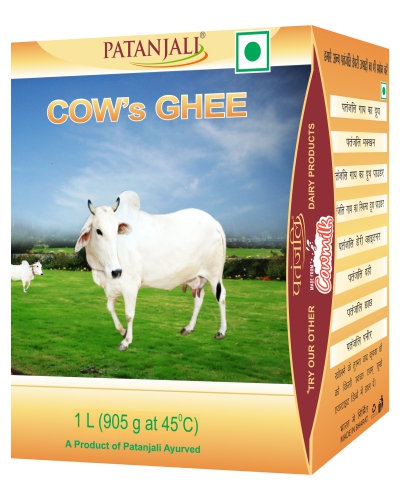 Patanjali Cow Ghee 1 Ltr - Pure Ghee Online : Desi Ghee Online, Pure ...