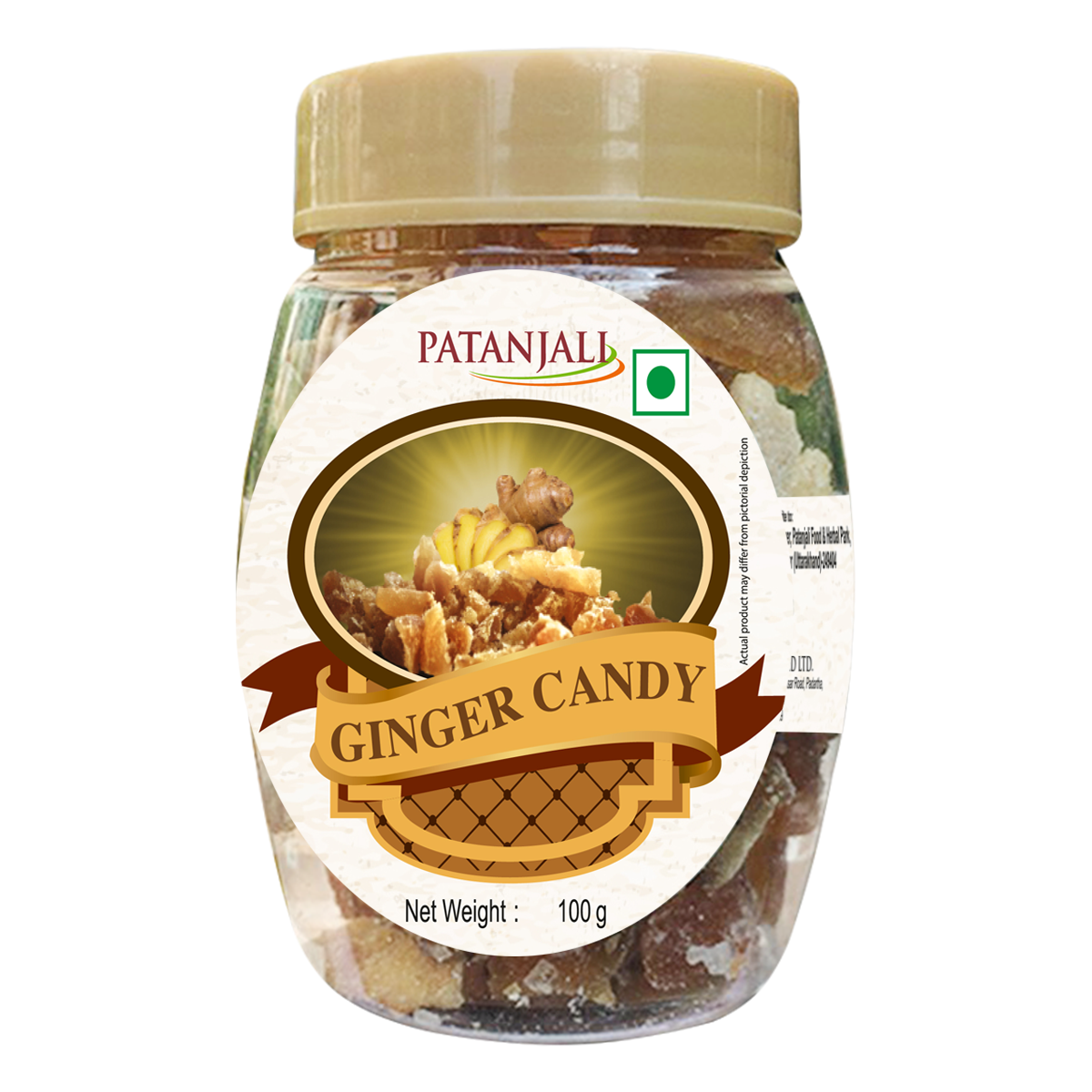 Patanjali Ginger Candy 100 GM Buy Online