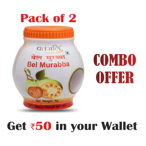 Patanjali Bel Murabba 1 Kg(Pack of 2) 