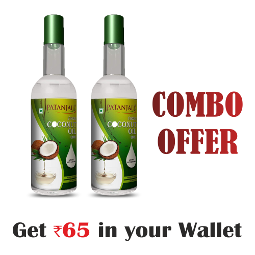 100% Pure Virgin Coconut oil 500ml Combo (pack of 2)- Rs 65 Off