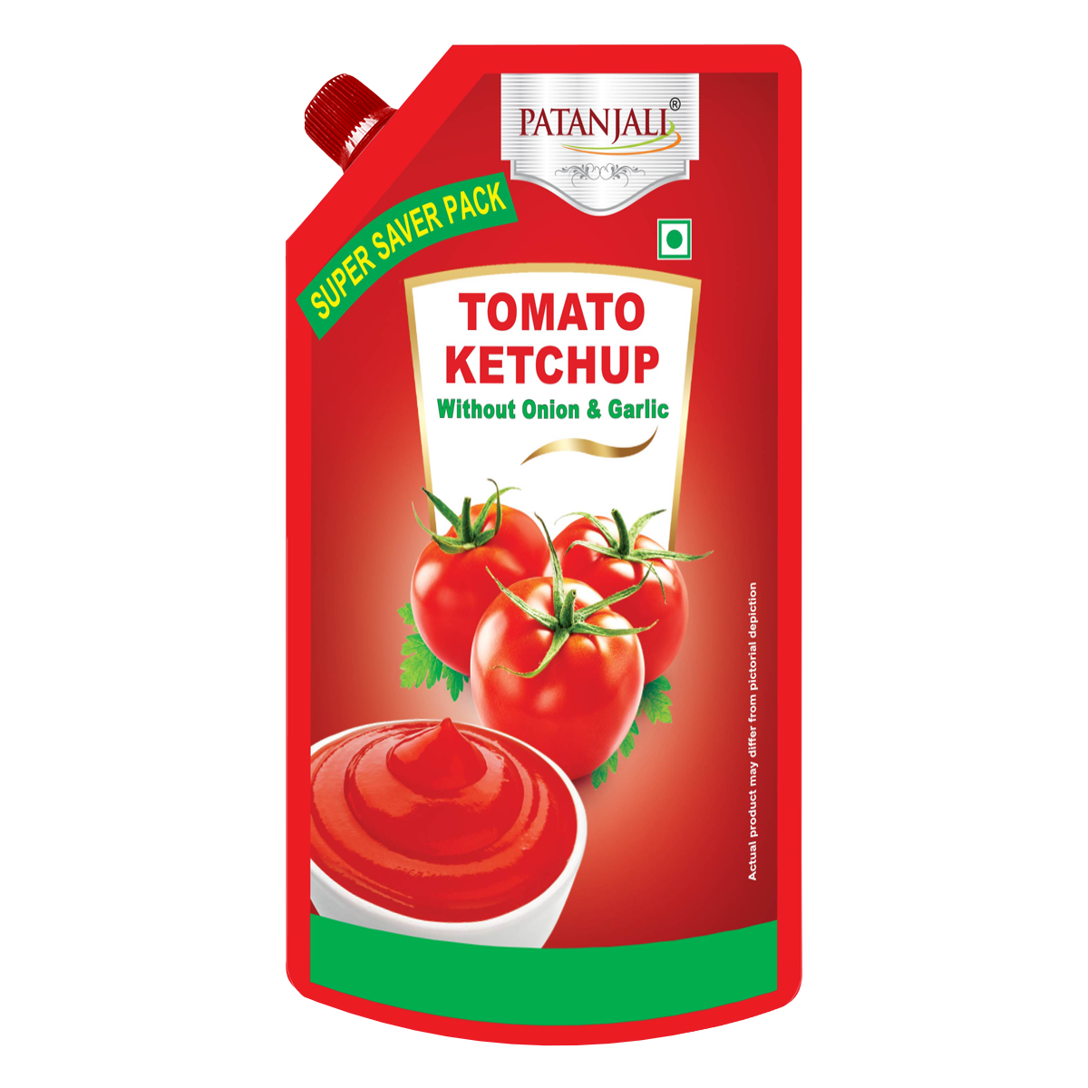 Patanjali Tomato Ketchup W/o Onion Garlic (P)