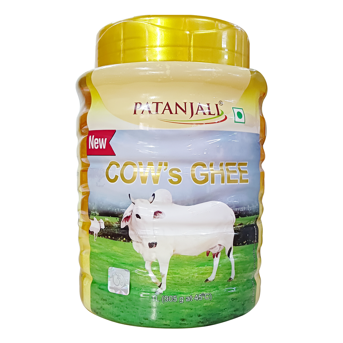 Patanjali Cow's Ghee (PET Jar) 1 Ltr - Pure Ghee Online : Desi Ghee ...