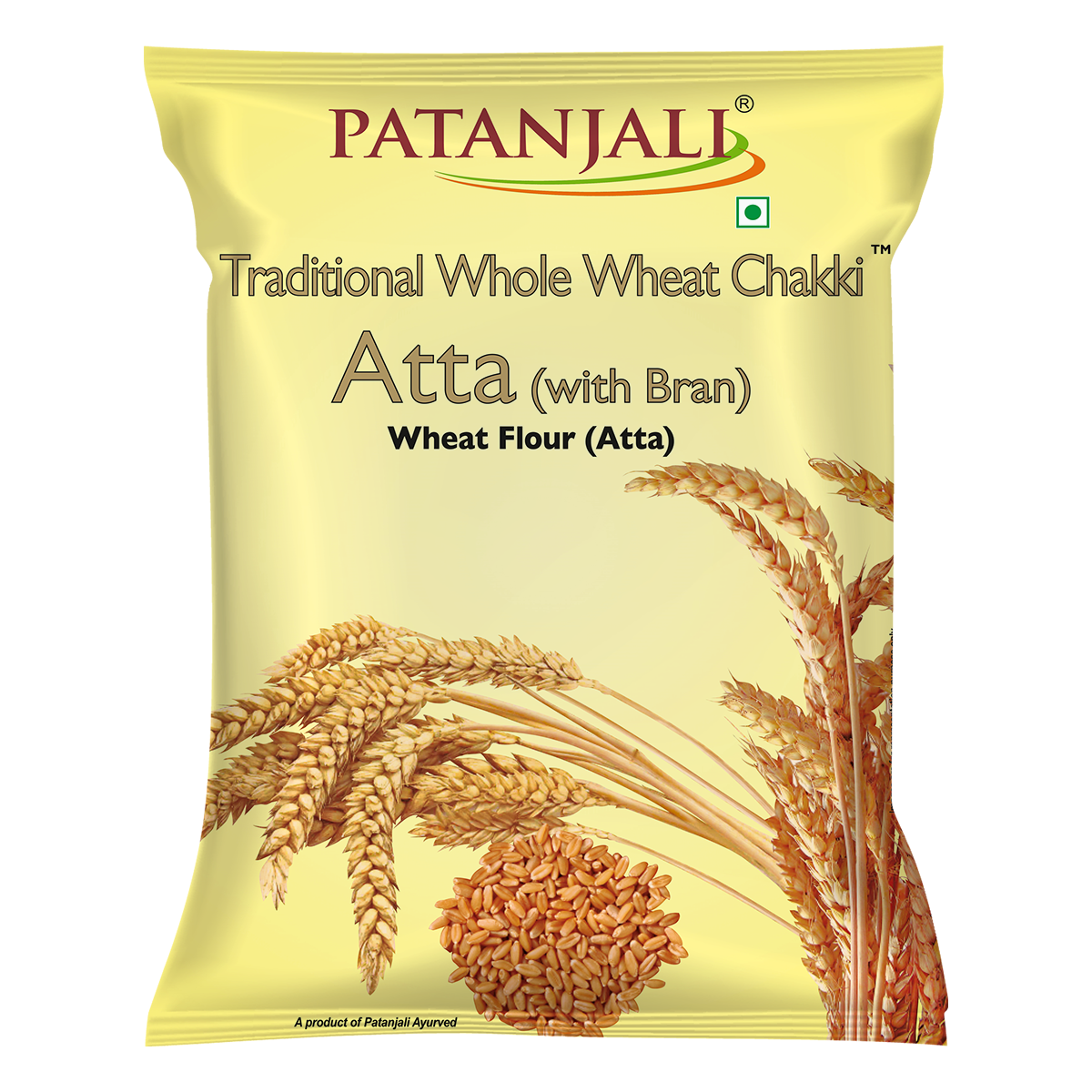 Patanjali Traditional Whole Wheat Chakki Atta With Bran