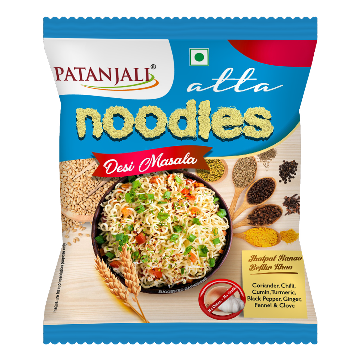 Patanjali Atta Noodles Desi Masala 