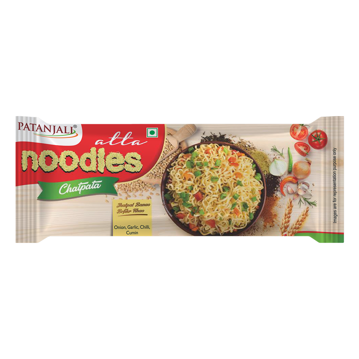 Patanjali Atta Noodles Chatpata - Family Pack