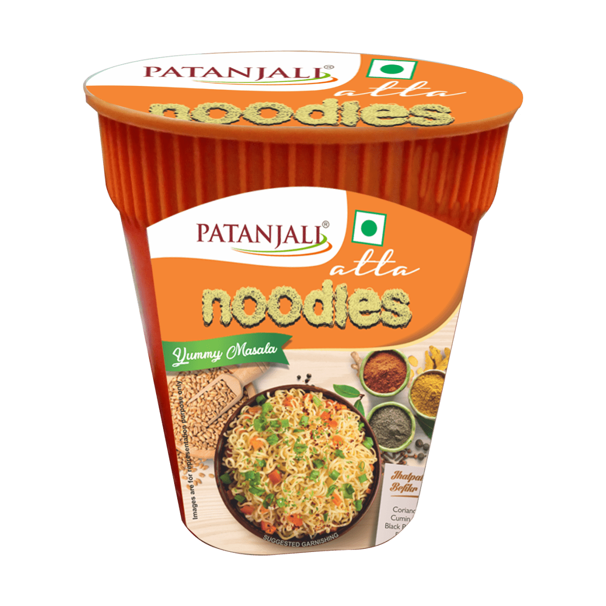 Patanjali Atta Cup Noodles Yummy Masala