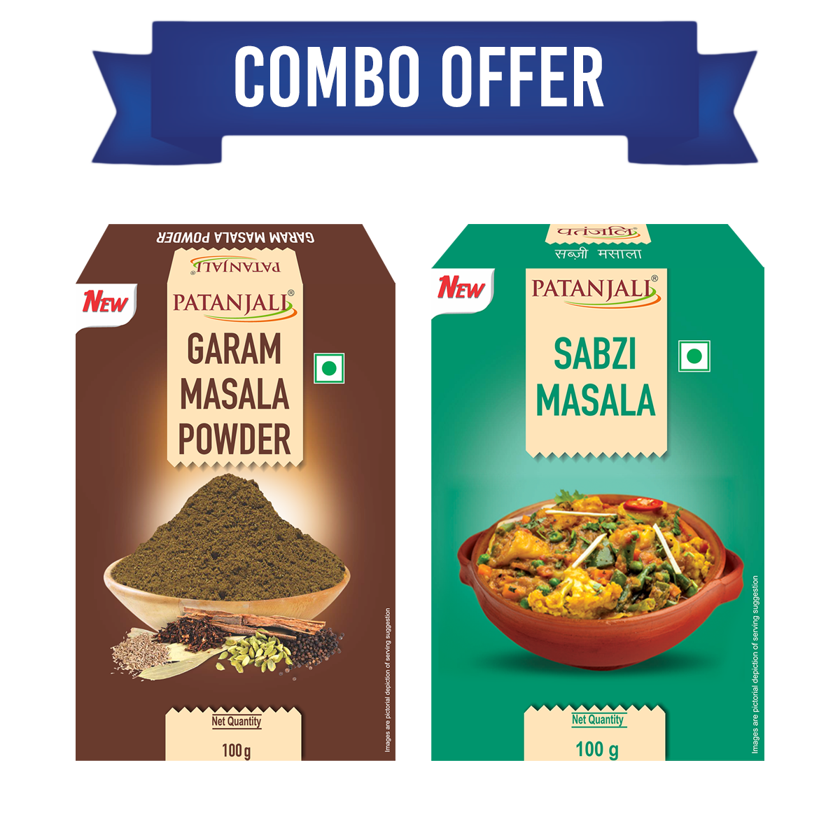 Combo Garam Masala+ Sabzi Masala (100G+100G)