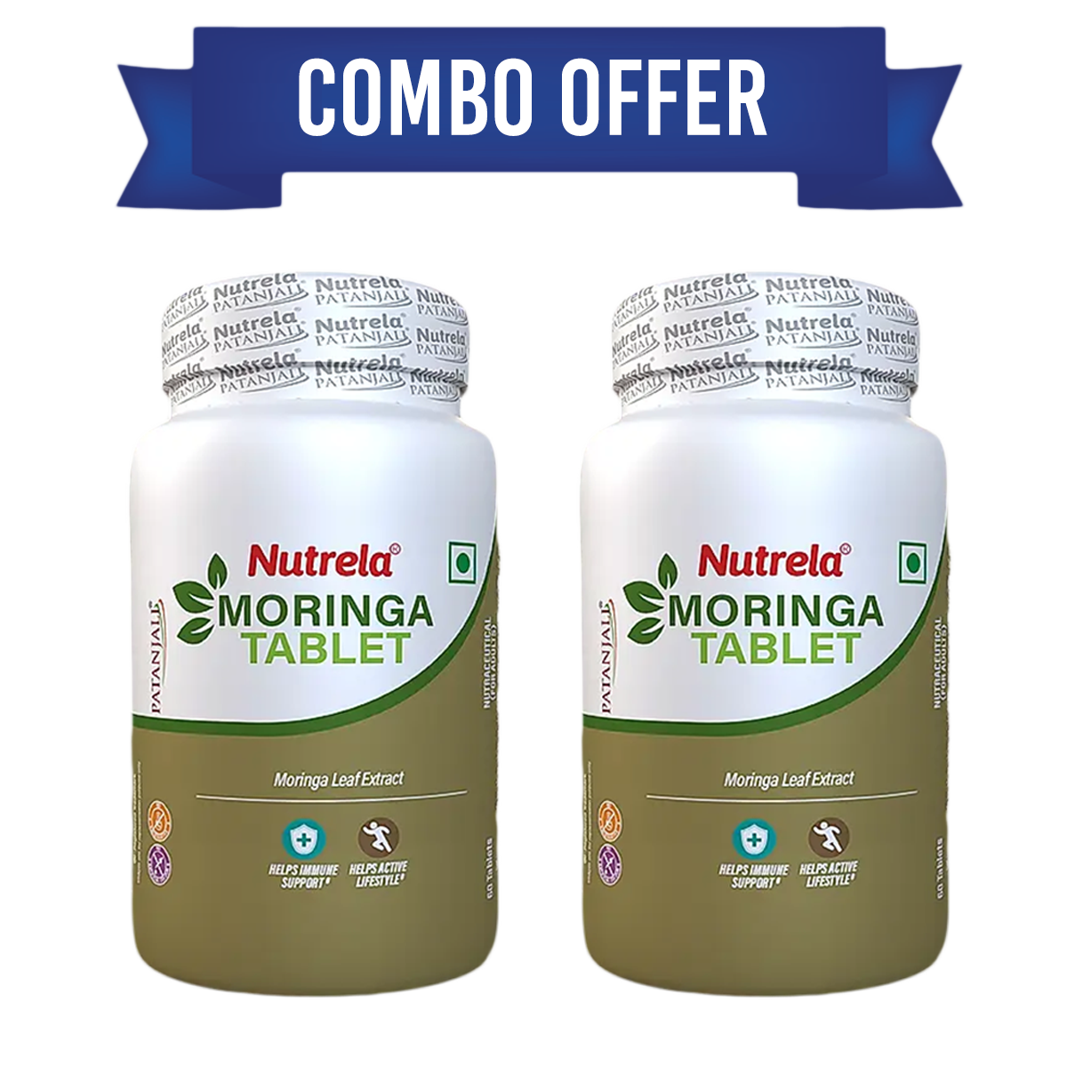 Combo Pat. Nutrela Moringa Tablets  (Pack Of 2)