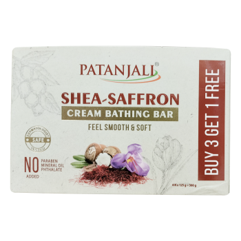 Shea- Safron Cream Bathing Bar 125g (B3 G1)