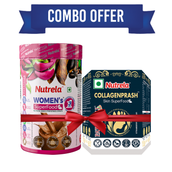 Combo Pat. Nutrela Women Superfood + Collagenprash (400G+400G)