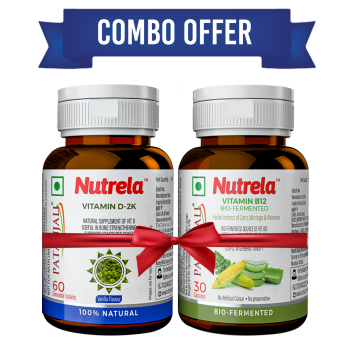 Combo Pat. Nutrela Vitamin D2K + B12 (60N+30)