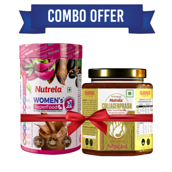 Combo Pat. Nutrela Women Superfood + Collagenprash (400G+400G)