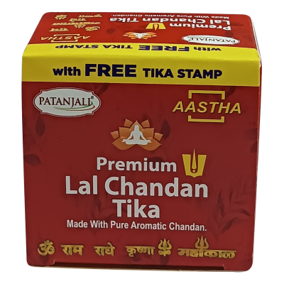 Aastha Lal Chandan Geela Tika