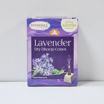 Aastha Lavender Dry Dhoop Cone 