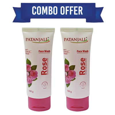 Combo Rose Face Wash 100 G(Pack Of 2)