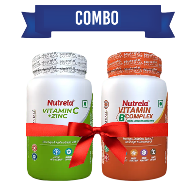 Combo Pat. Nutrela Vitamin C & Zinc + B-Complex (60N+30N)