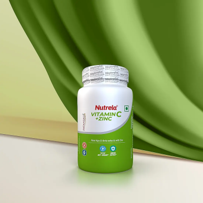 Patanjali Nutrela Vitamin C+ Zinc-60 Cap