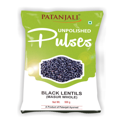 Patanjali Unpolished  Black Masur