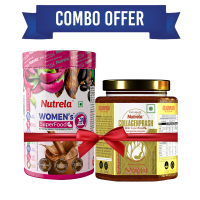 Combo Pat. Nutrela Women Superfood + Collagenprash (400G+400G)